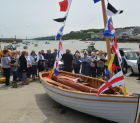A lugger is launched