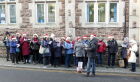 Outside the library on Trgenna Place